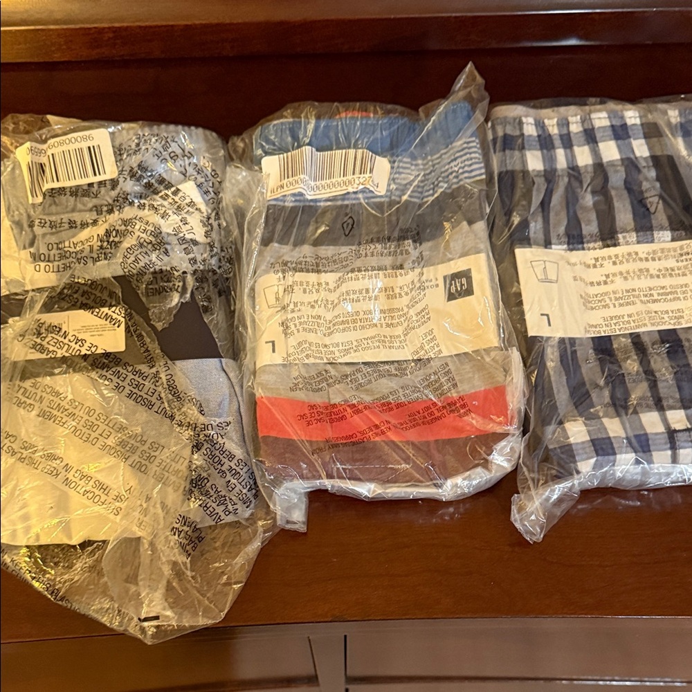 Men's Boxer Briefs Set Gap NWT Lot of 3 Size L